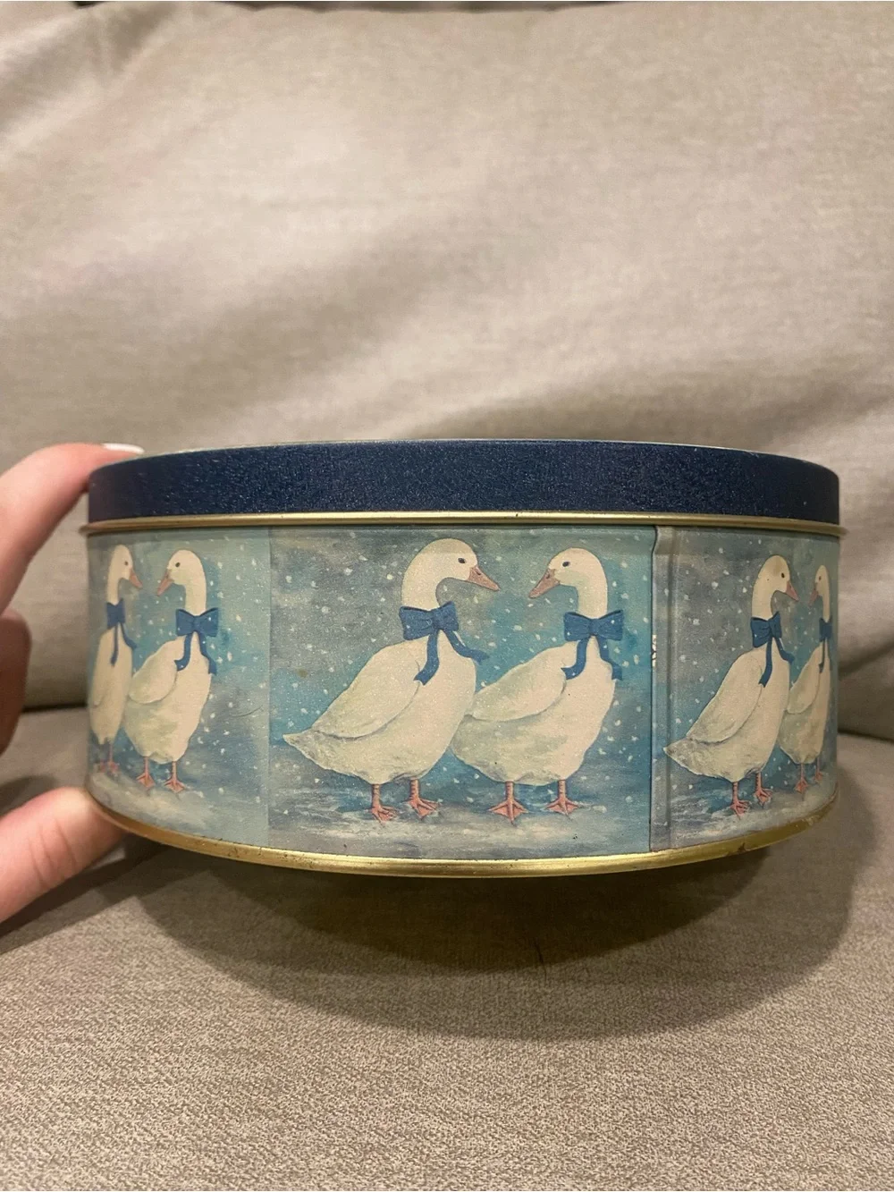 Vintage Goose Tin